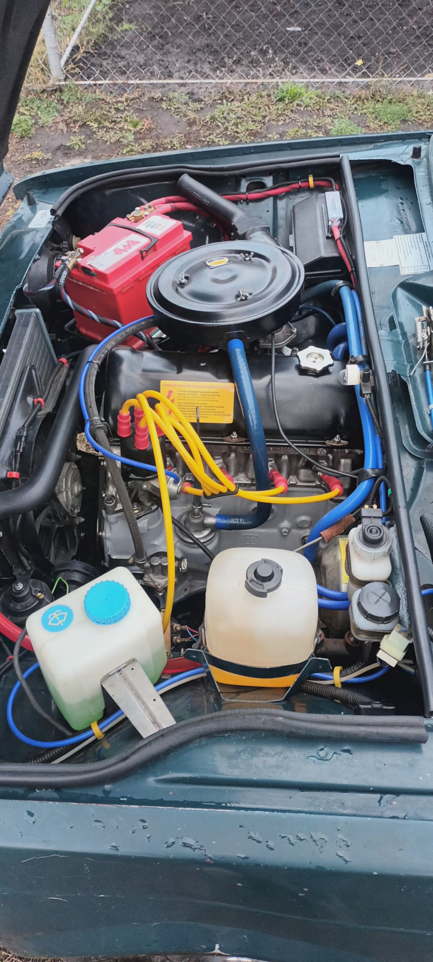 Мойка подкапотного пространства — Lada 2107, 1,5 л, 1987 года