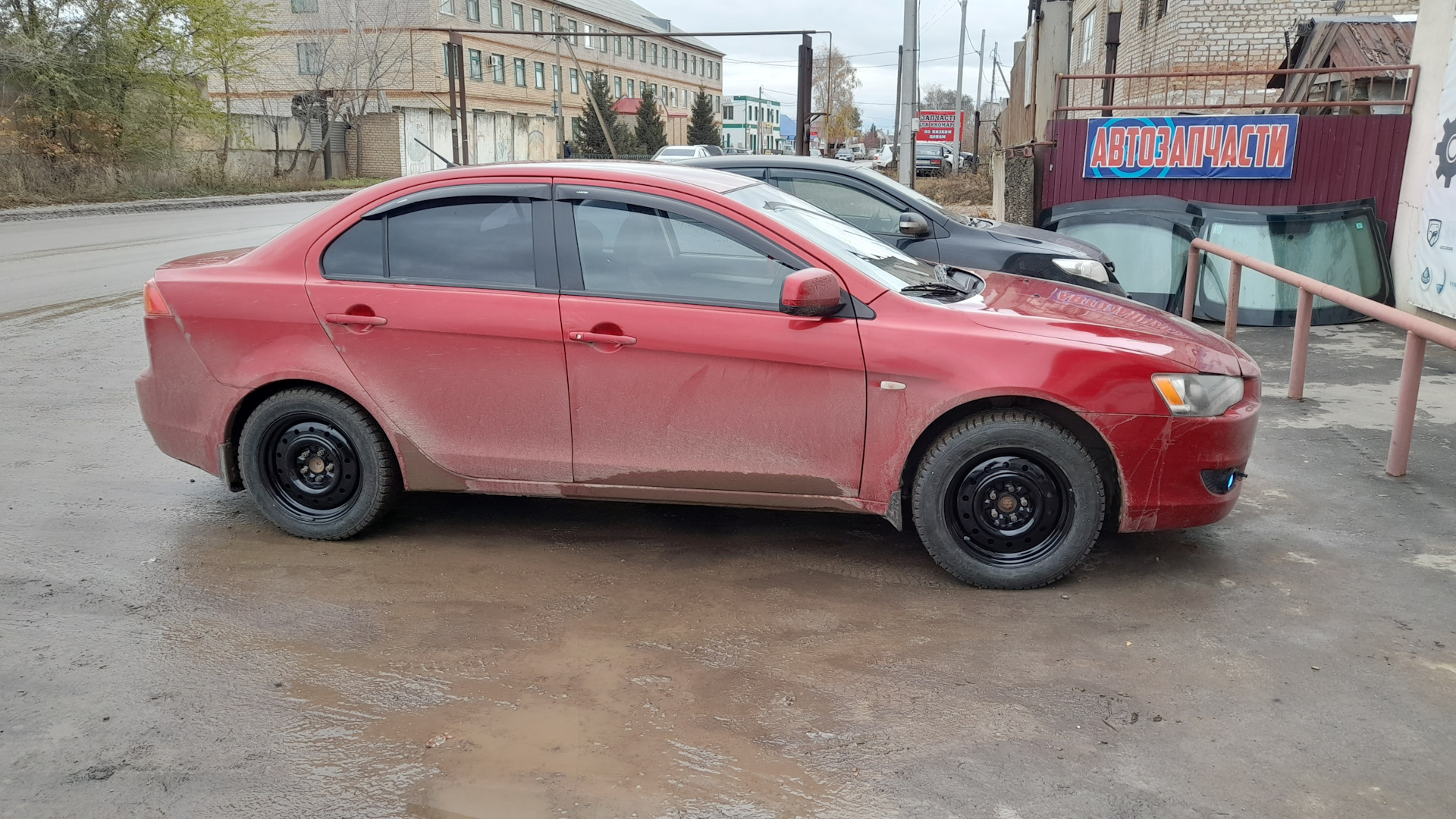 Задние проставки 30мм — Mitsubishi Lancer X, 1,5 л, 2008 года ...