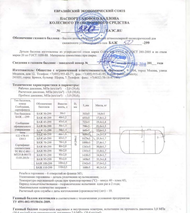 Разрешение на заправку автомобилей газом