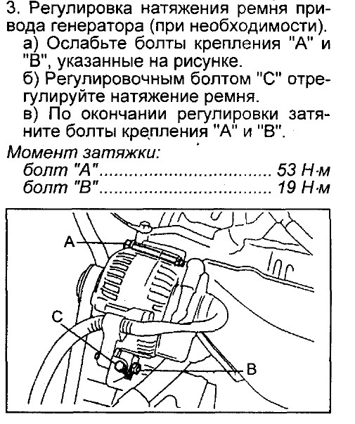 Схема генератора 3s fe