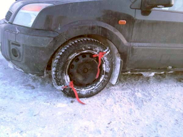 Цепи противоскольжения. Сделай сам - Автомобили