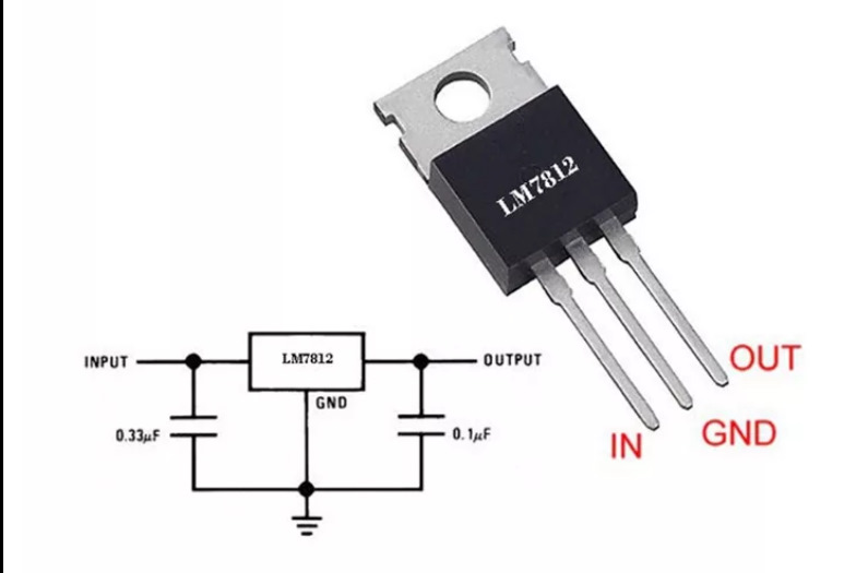 L7812 схема включения