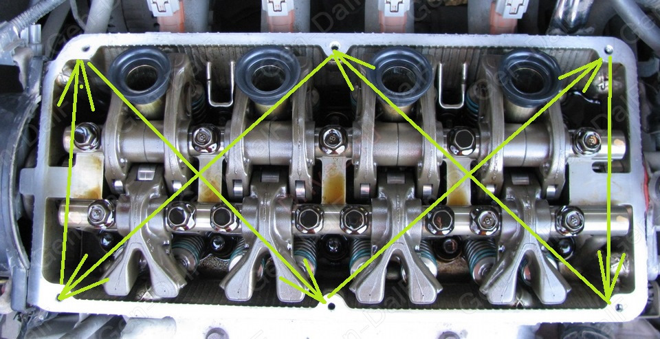 Момент затяжки гбц 4g13 mitsubishi