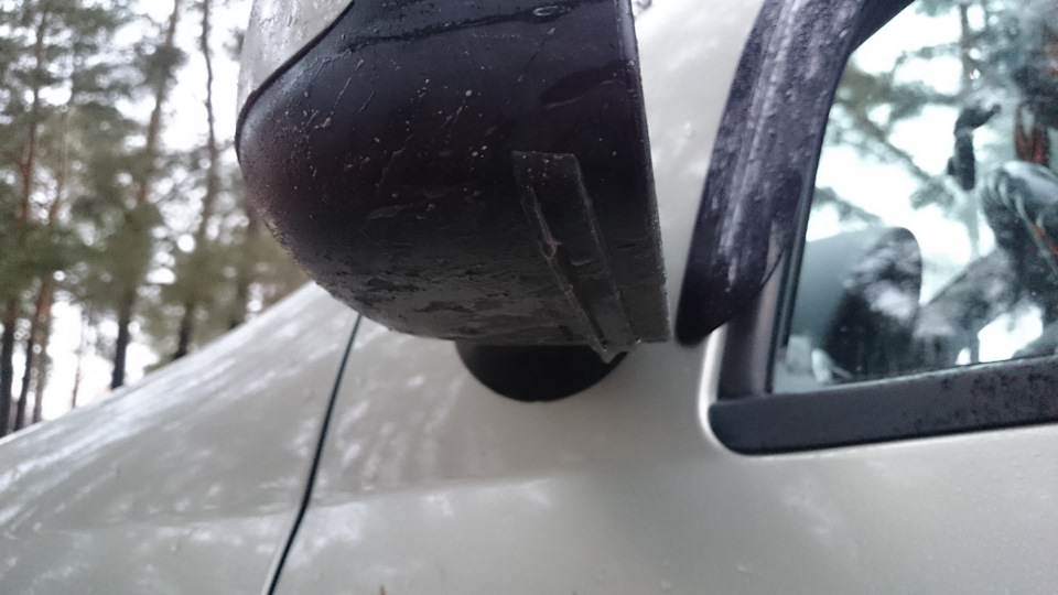 Спойлер зеркала Дастер-Гард — Renault Duster (1G), 2 л, 2013 года ...