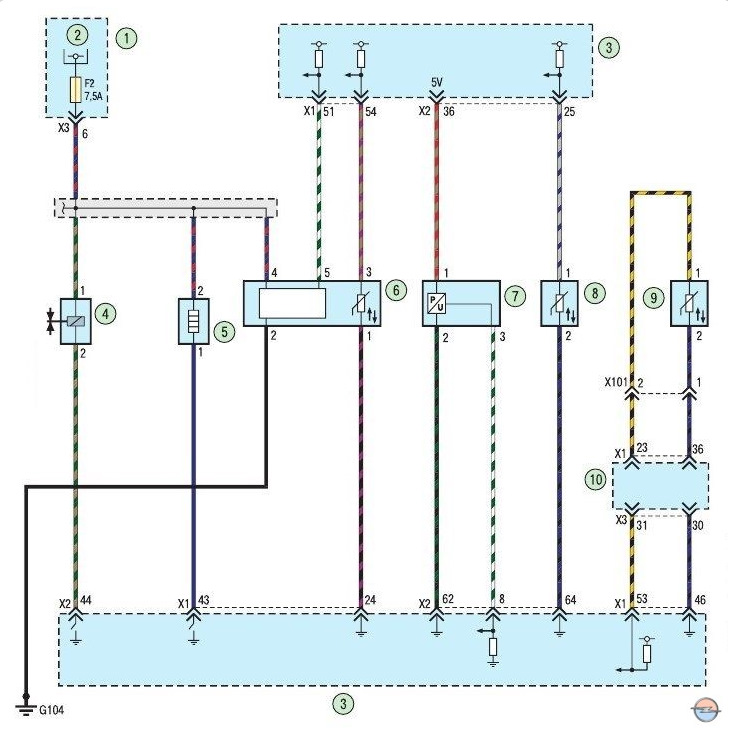 Opel astra h электросхемы