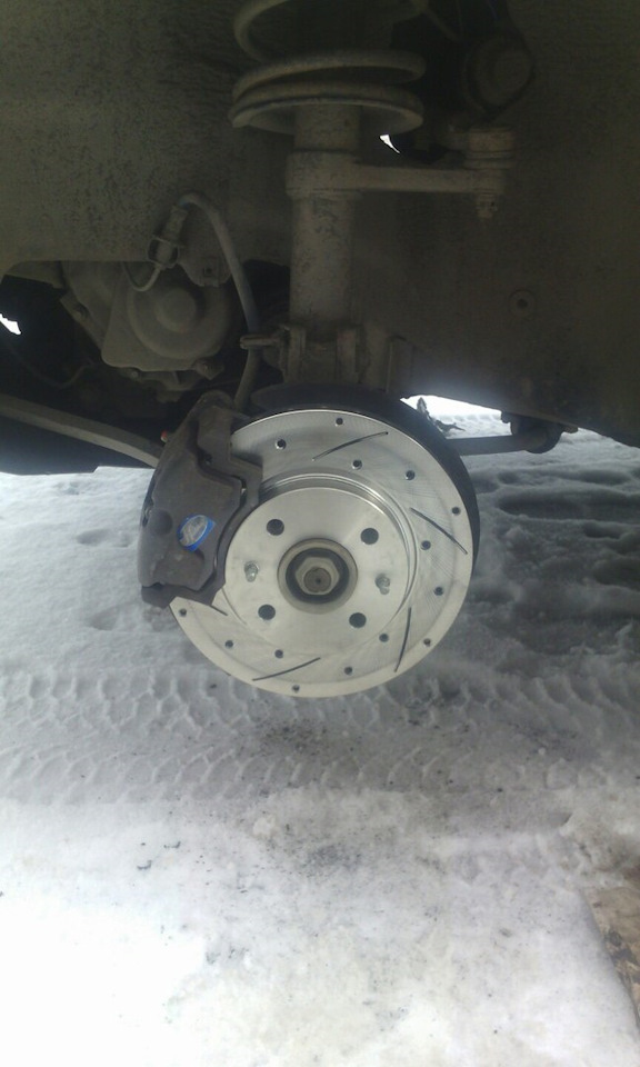 Установка шруса, рулевых, и передних дисков с колодкамм. Проблемы ...