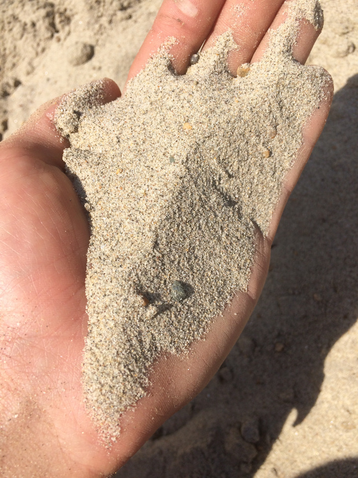 мытый песок применение