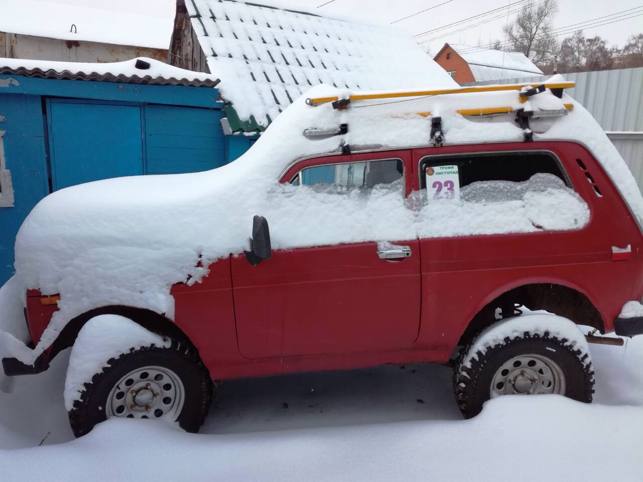 Езда по глубокому снегу, вопрос к НИВАводам. — Lada 4x4 3D, 1,6 л, 1984  года | наблюдение | DRIVE2