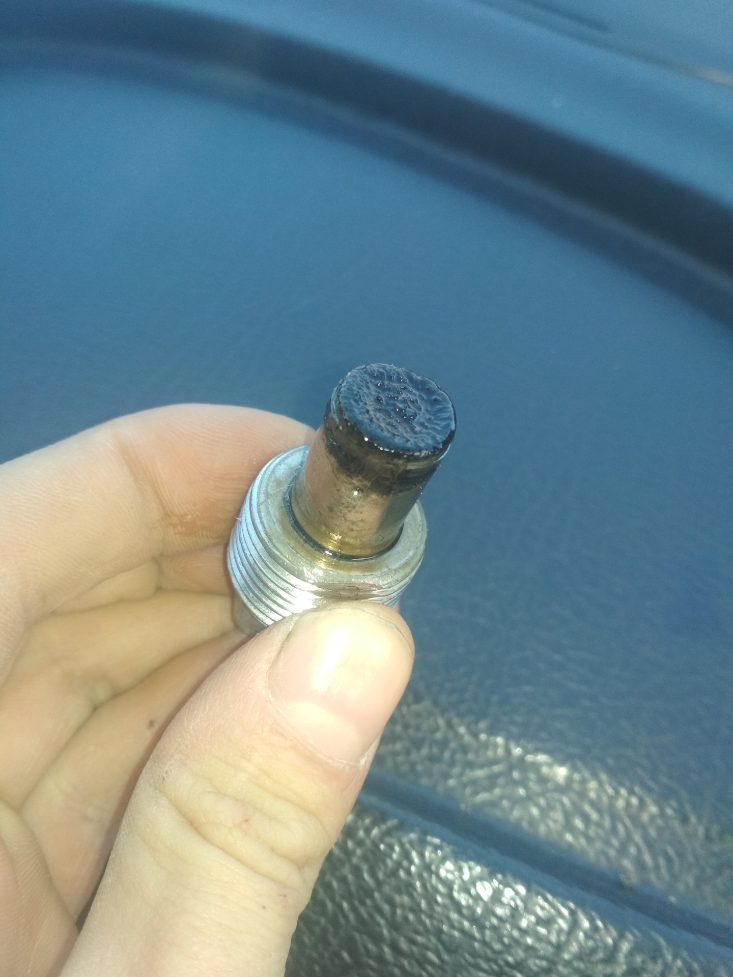 Магнит в сливную пробку Ваз — Lada 2114, 1,5 л, 2006 года | своими ...