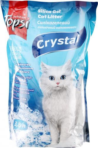 Наполнитель для кошачьих туалетов crystal clean впитывающий 20л