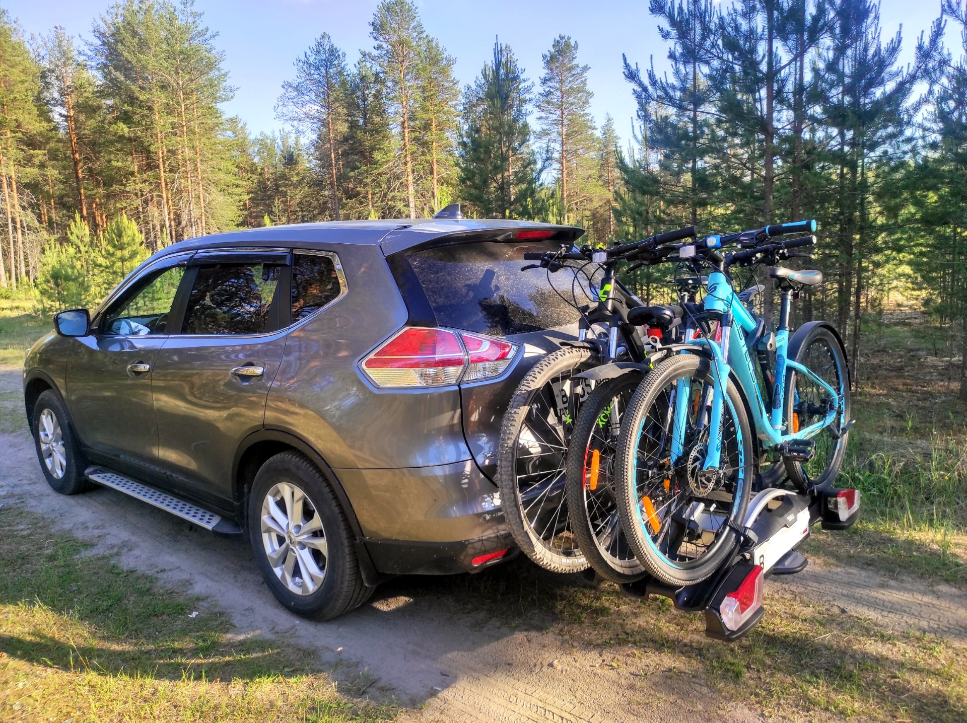 Велобагажник на заднюю дверь микроавтобуса — Peugeot Traveller, 2 л ...