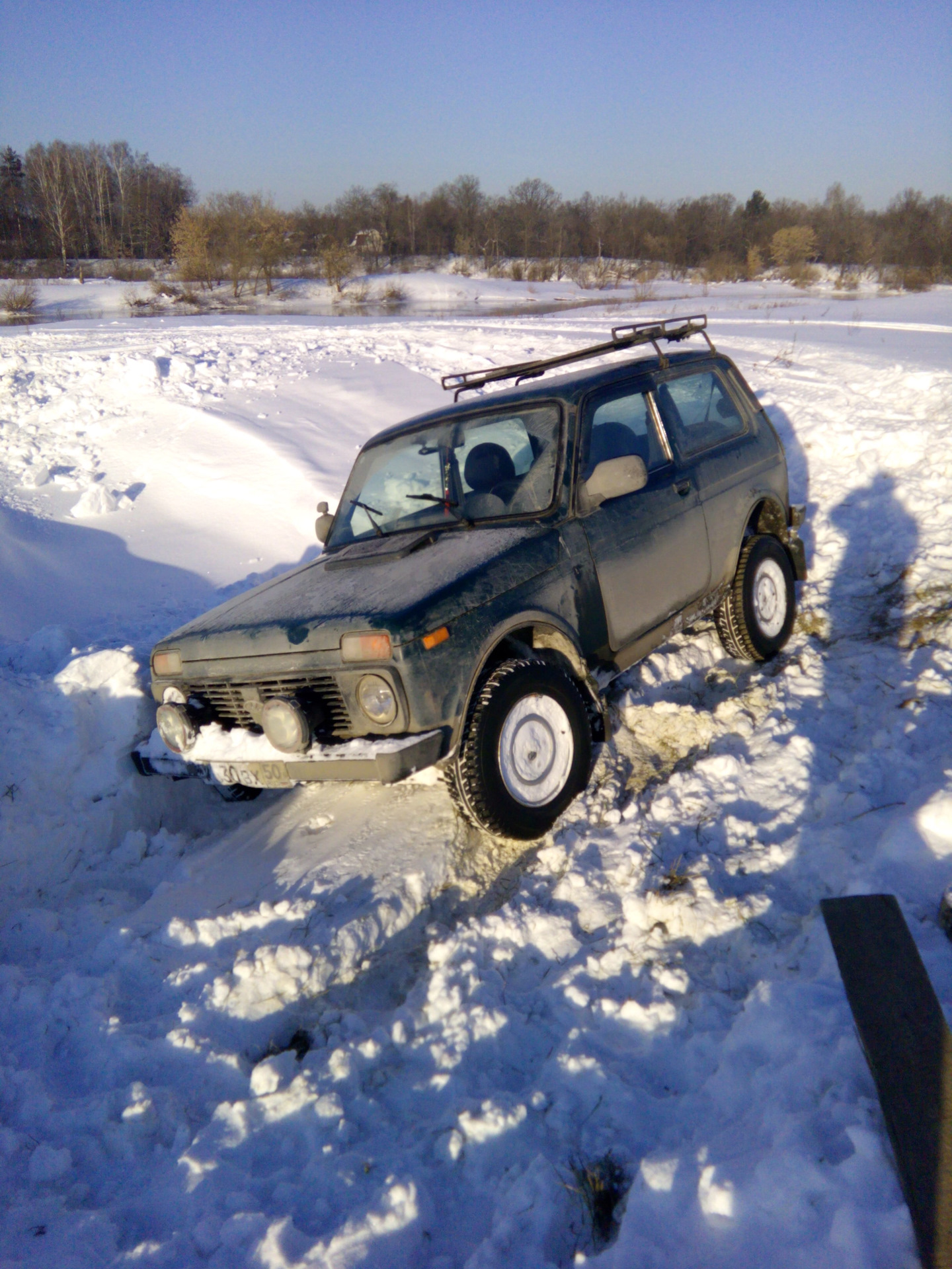 Езда по глубокому снегу, вопрос к НИВАводам. — Lada 4x4 3D, 1,6 л, 1984  года | наблюдение | DRIVE2