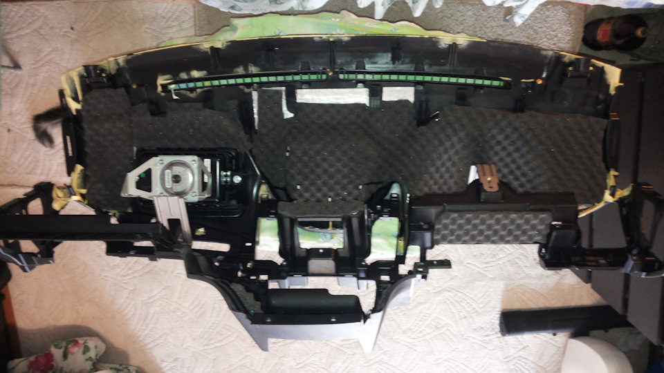 Шумка торпеды — SsangYong Actyon (2G), 2 л, 2012 года | своими руками ...