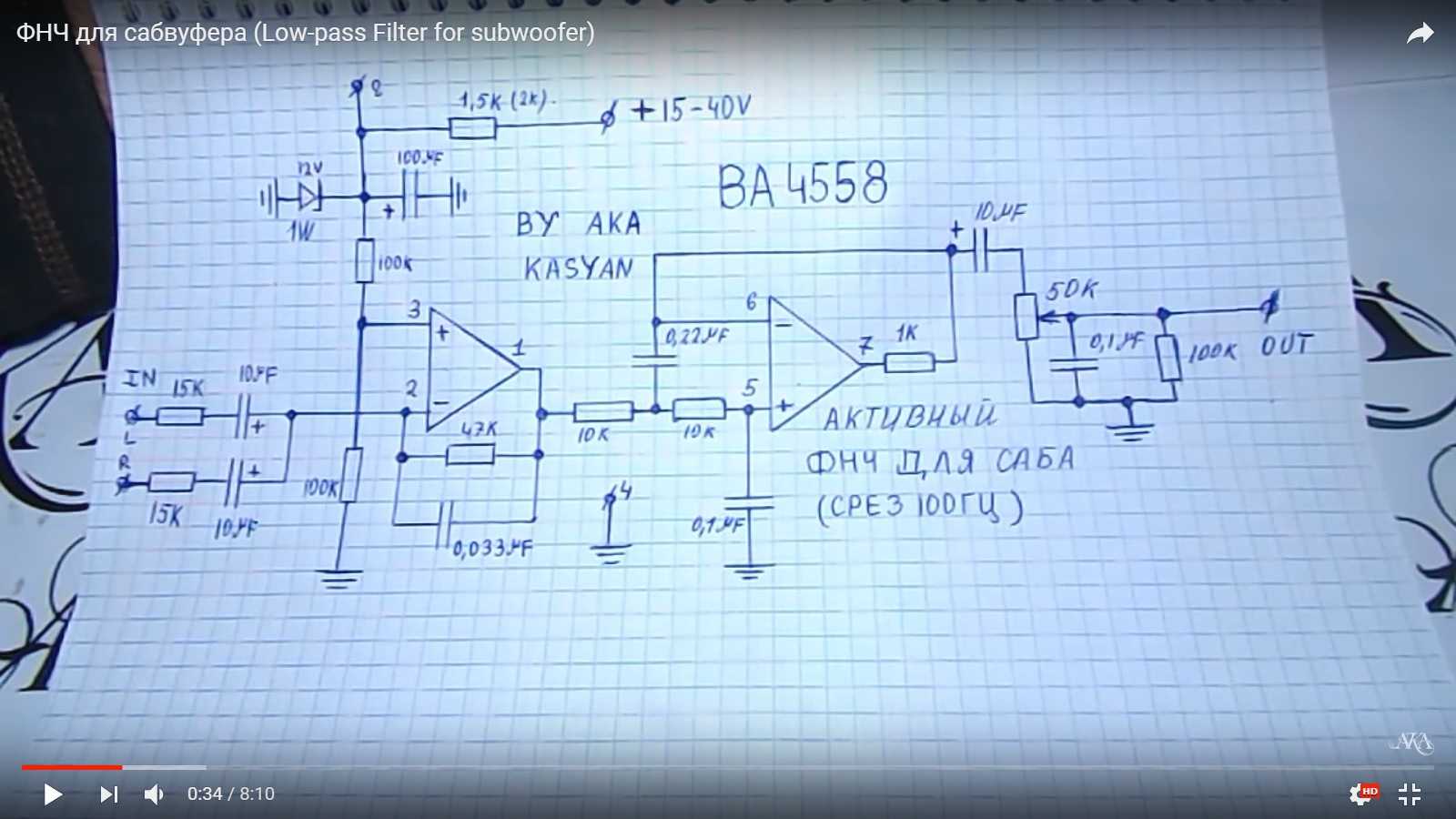 2.1 канальный усилитель мощности