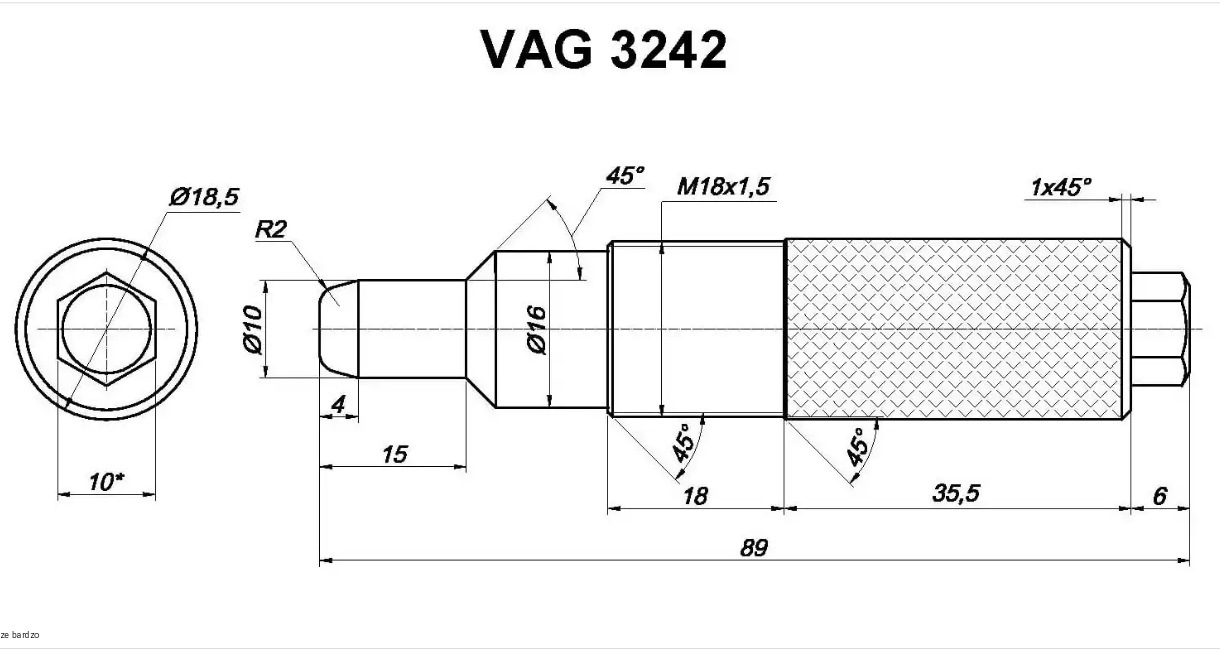 Чертеж vag 3242