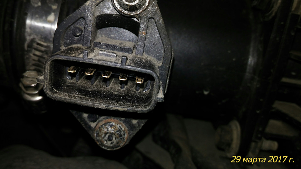 MAF датчик — Nissan Primera (P12), 1,8 л, 2004 года | запчасти | DRIVE2