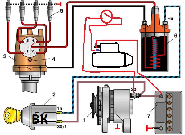 Схема стартера ваз 2109 карбюратор