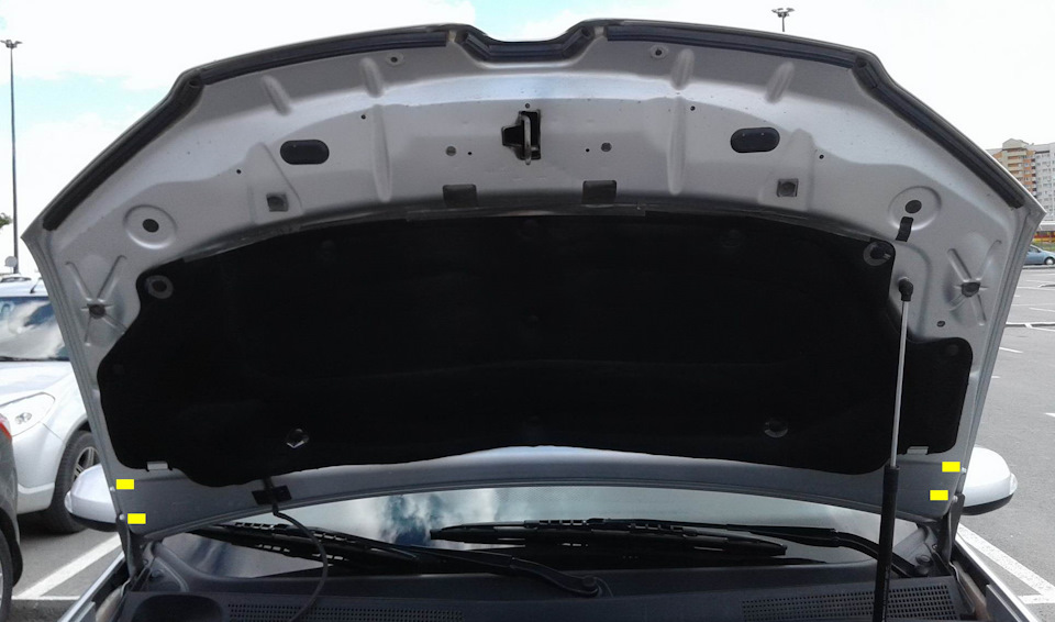 Ржавчина на капоте — Renault Sandero 2G, 1,6 л, 2014 года | наблюдение ...