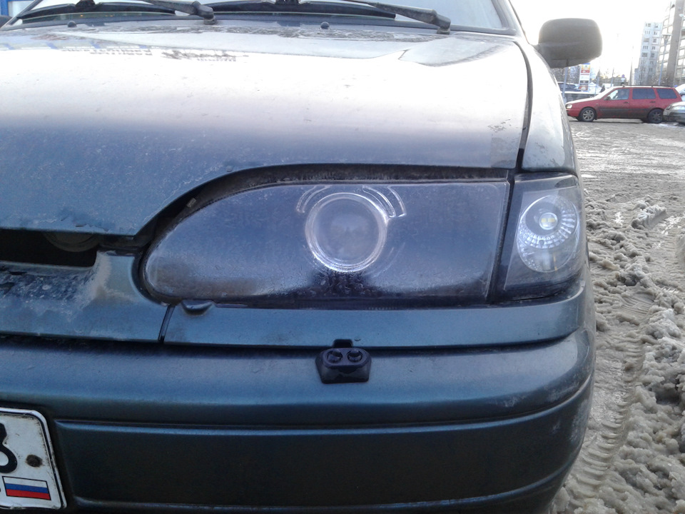 Омыватель фар для правильного ксенона — Lada 2114, 1,5 л, 2004 года ...
