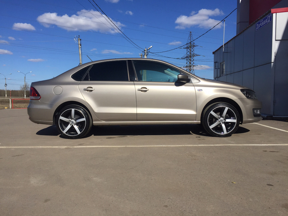 Поло седан на 16 дисках фото Переход на 215/40R17 Michelin, отзыв о Hankook Ventus, плюс шаг к st2 - Volkswag