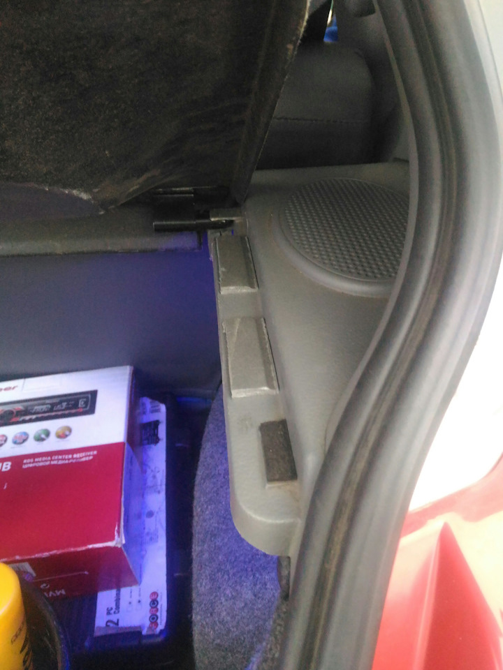 Что делать если гремит полка багажника? — Chevrolet Aveo 5-door (1G), 1 ...