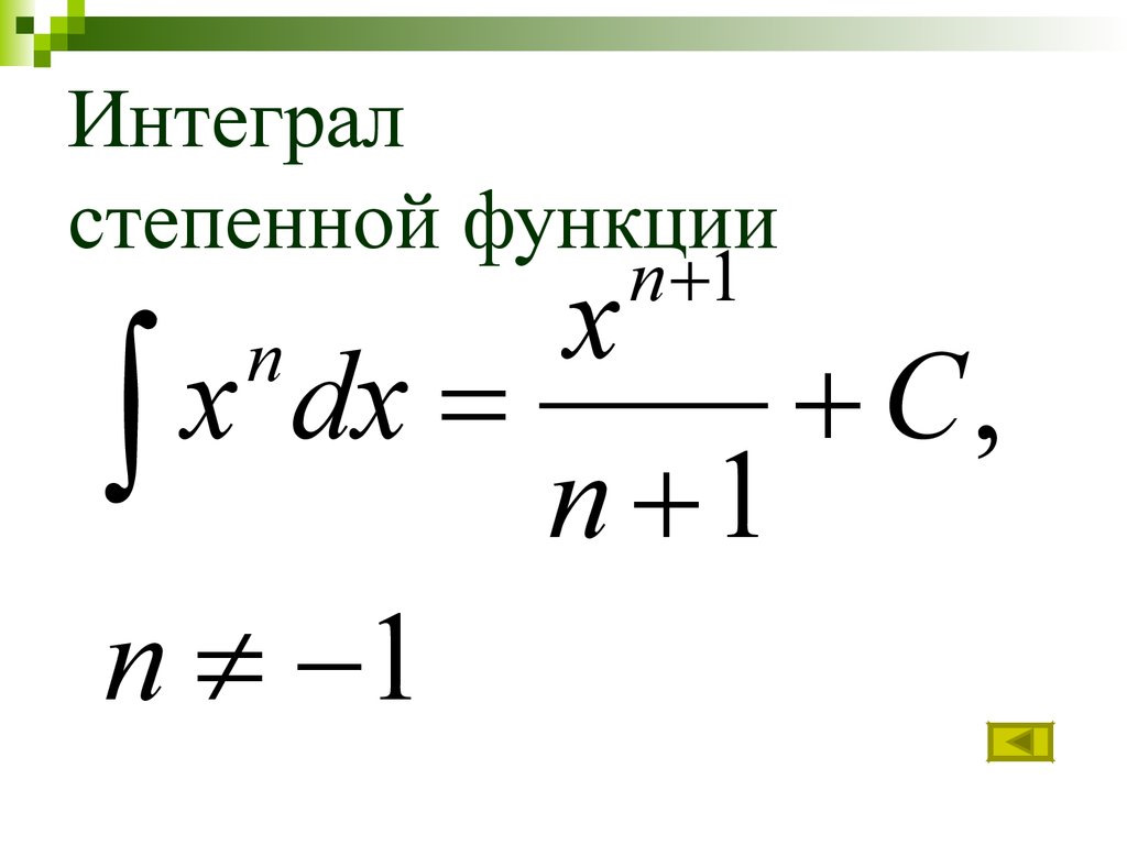 Интеграл функции