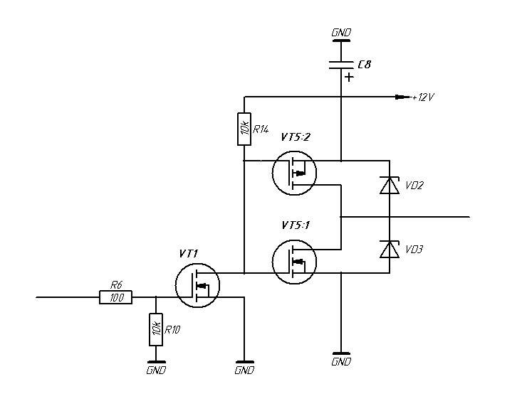 Усилитель на mosfet транзисторах схема - 98 фото