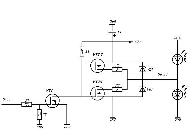 Mosfet транзистор схема включения