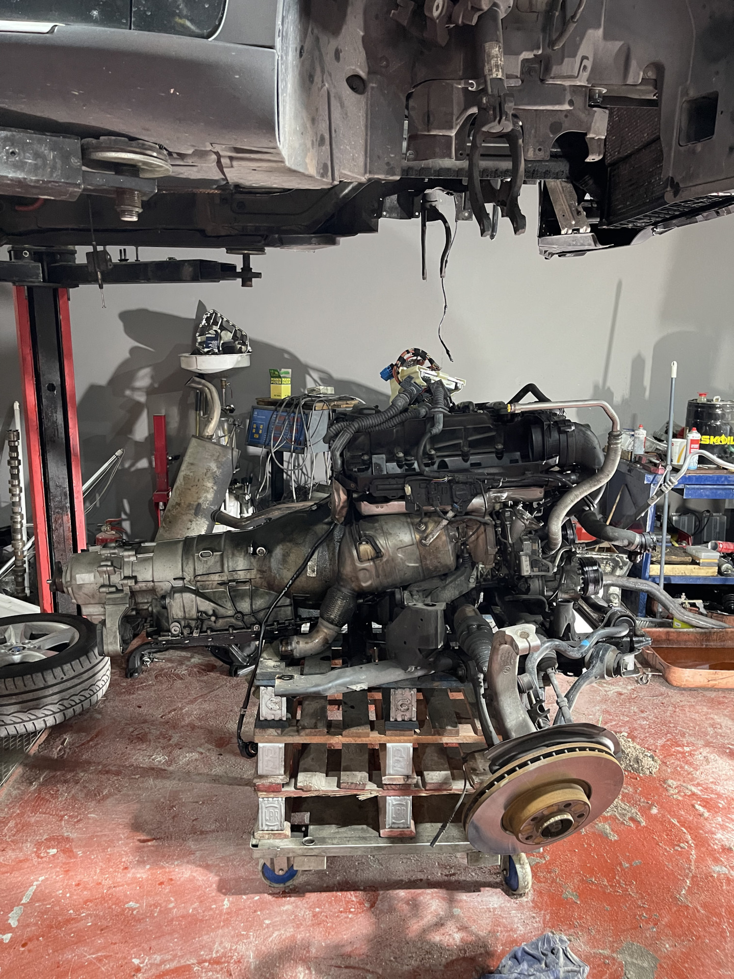 Снятие двигателя вопрос — BMW X5 (E70), 4,8 л, 2008 года поломка DRIVE2