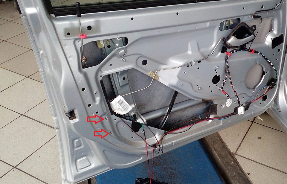 устройство двери лада гранта