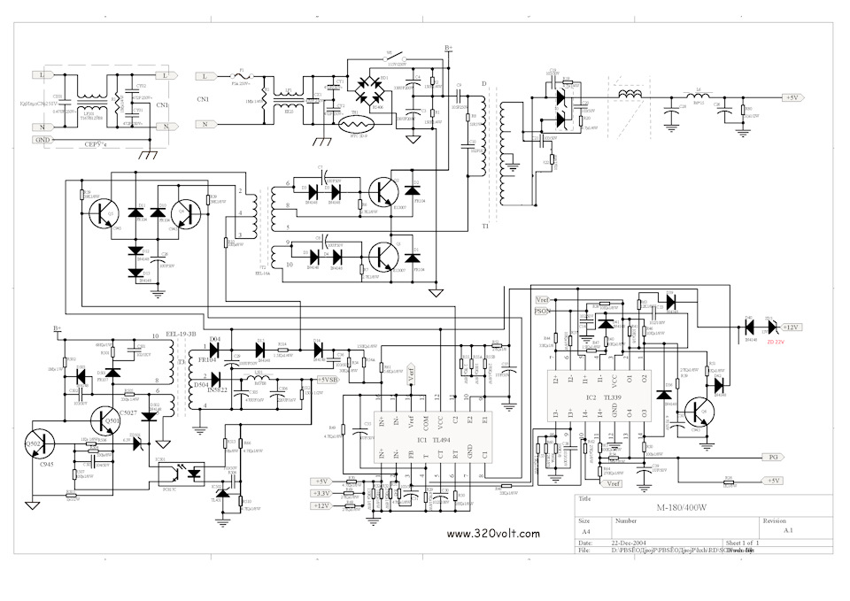 Wt7522 схема блока питания