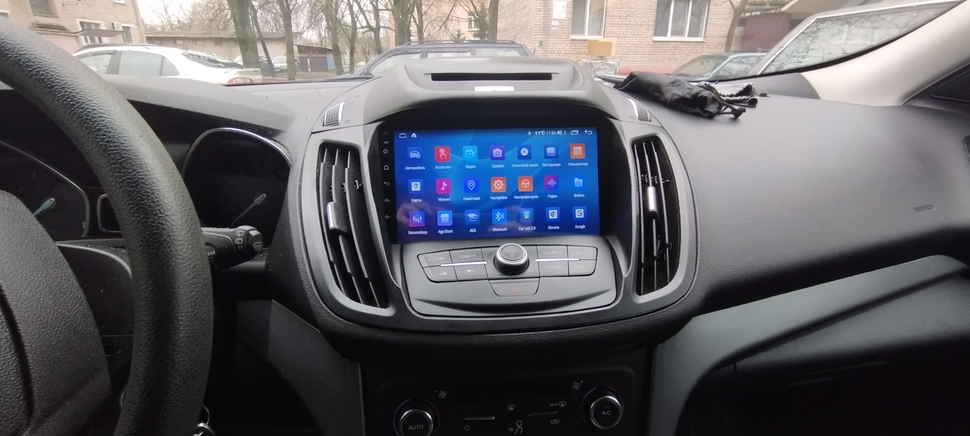 Китай магнитола v.2 — Ford Kuga (2G), 1,6 л, 2015 года | автозвук | DRIVE2