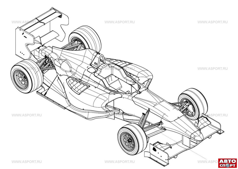 Как нарисовать гоночный болид