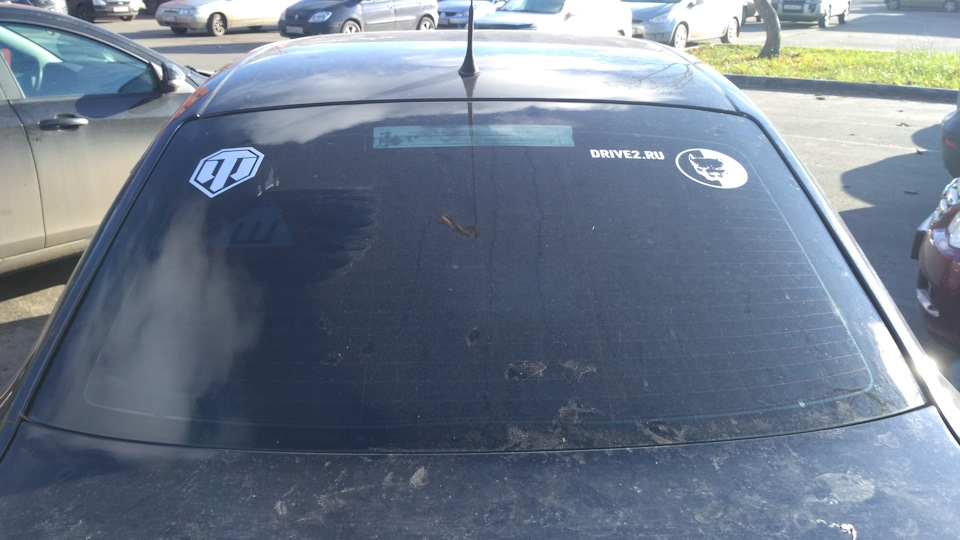 Наклейка «ш» — Skoda Octavia A5 Mk2, 1,8 л, 2012 года | нарушение ПДД ...