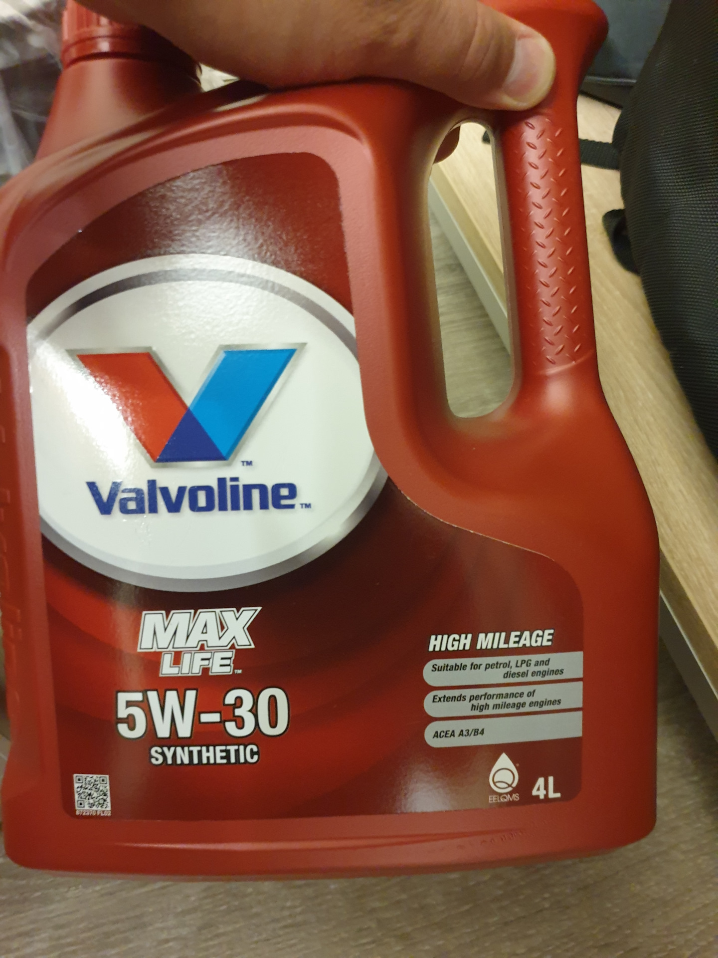 Valvoline maxlife 5w 30