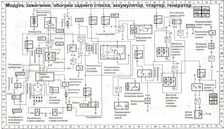 Электрические схемы рено 19