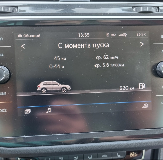 И ещё раз к расходу топлива — Volkswagen Tiguan (2G), 1,4 л, 2018 года ...