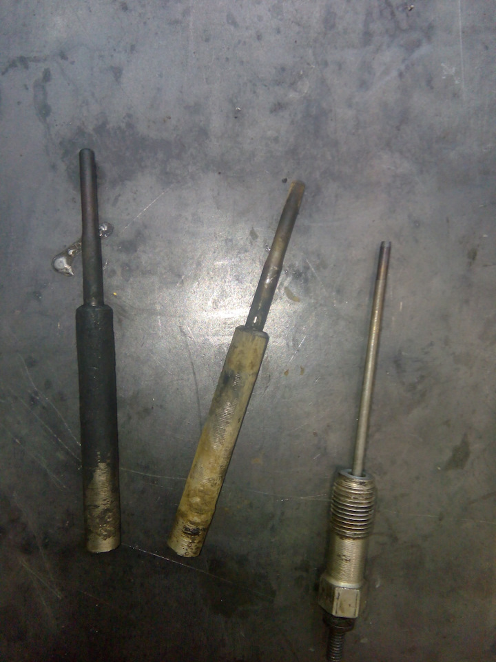 Сломалась таки свеча накаливания. Печалька. — Mercedes-Benz E-class ...