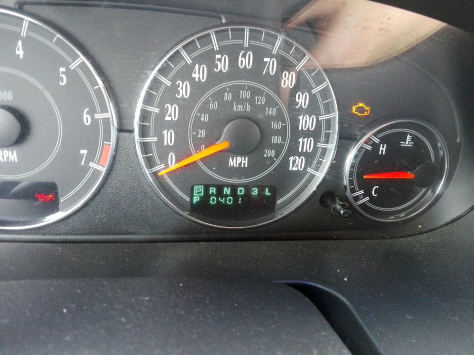 пробег в милях или км? — Chrysler Sebring (2G), 2,4 л, 2001 года ...