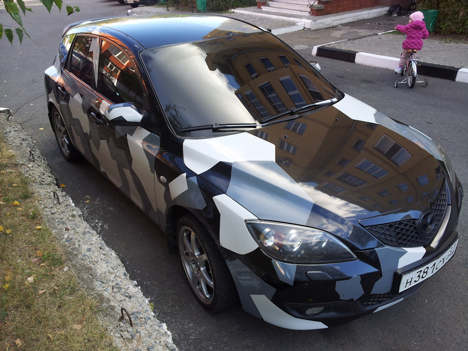 Mazda 3 BK камуфляж