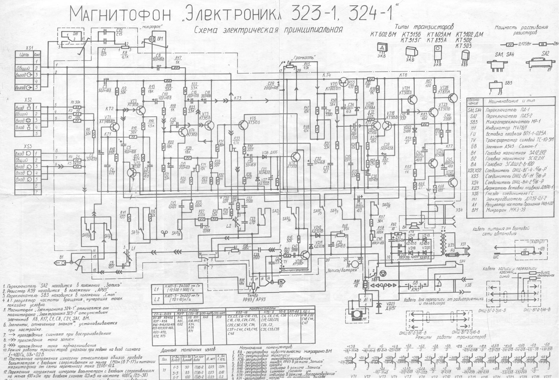 Электрическая схема чс7