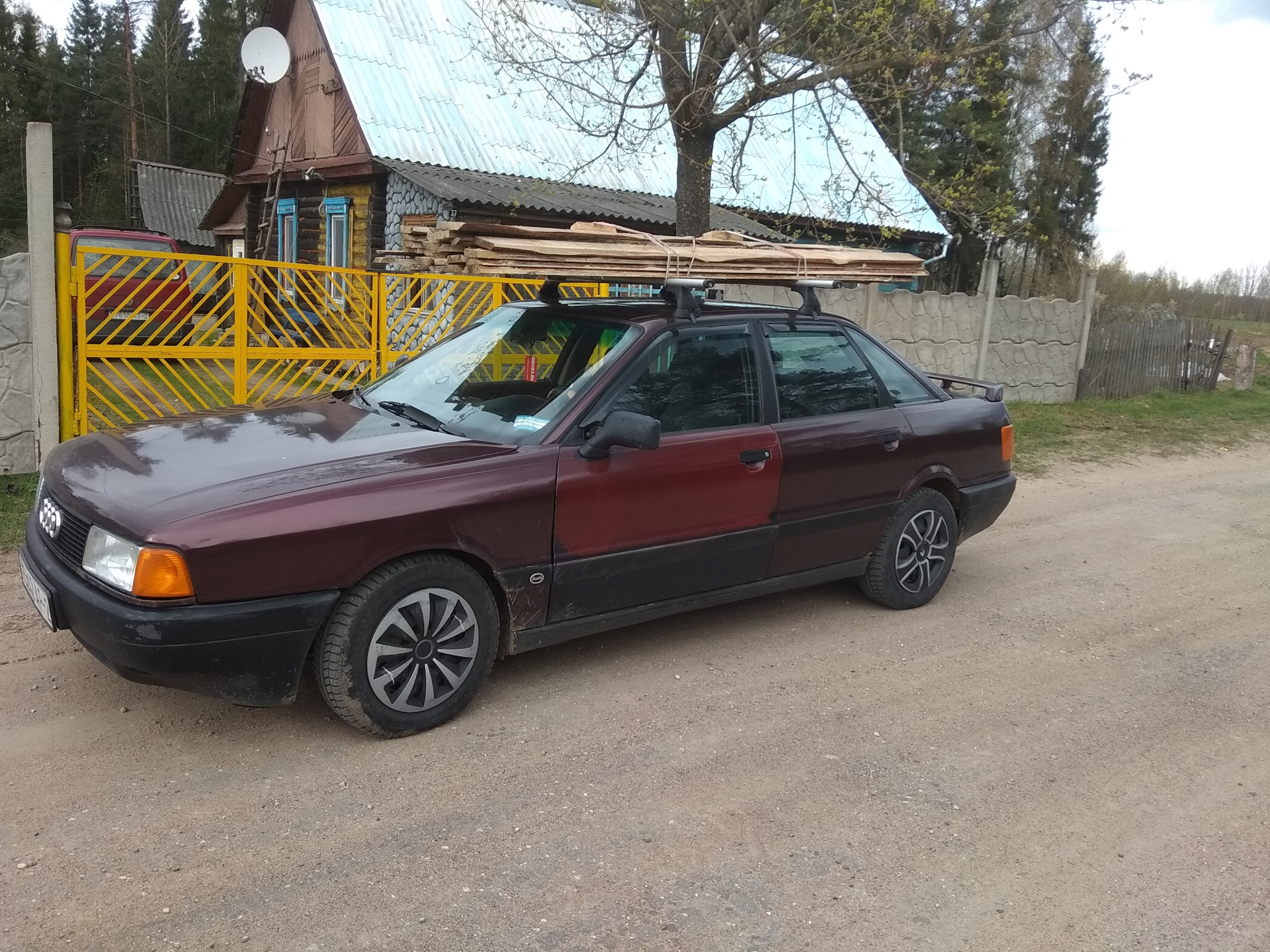 12. Багажник на крышу — Audi 80 (B3), 1,8 л, 1991 года | аксессуары | DRIVE2