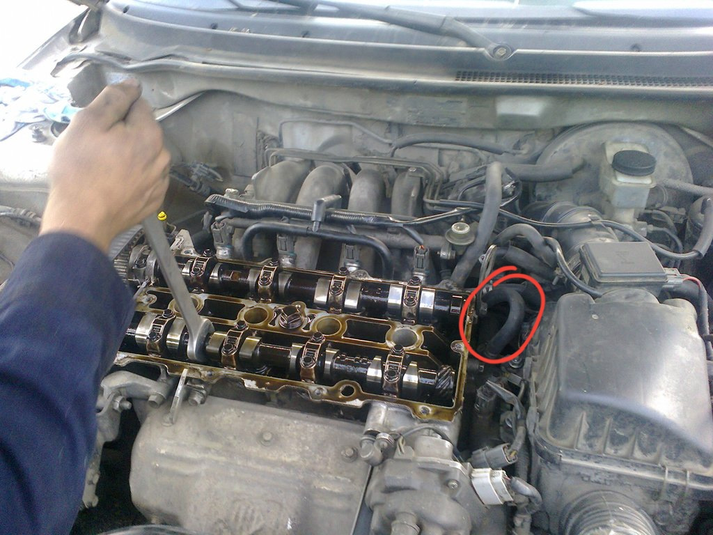 Как снять клапанную крышку мазда Замена прокладки клапанной крышки mazda 626 ge 2.0 fs - DRIVE2