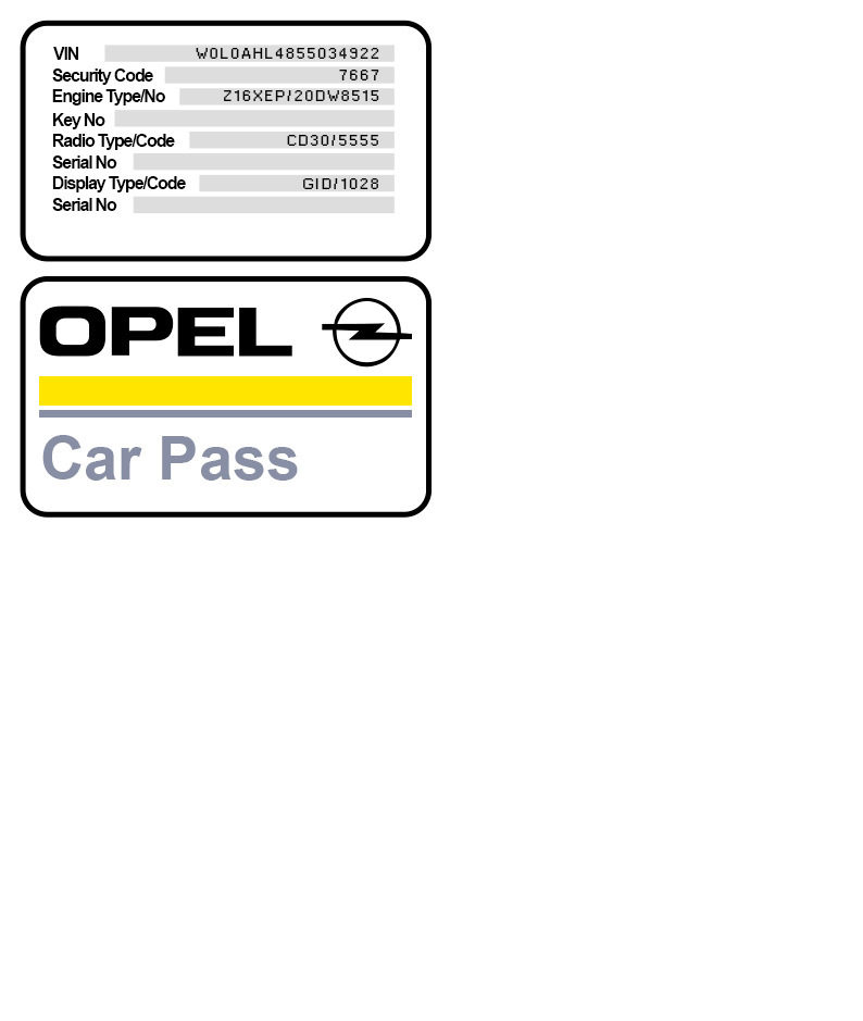Пин код машины. Карточка CARPASS Opel. Opel Astra h CARPASS В книжке. Car Pass Opel Astra h.