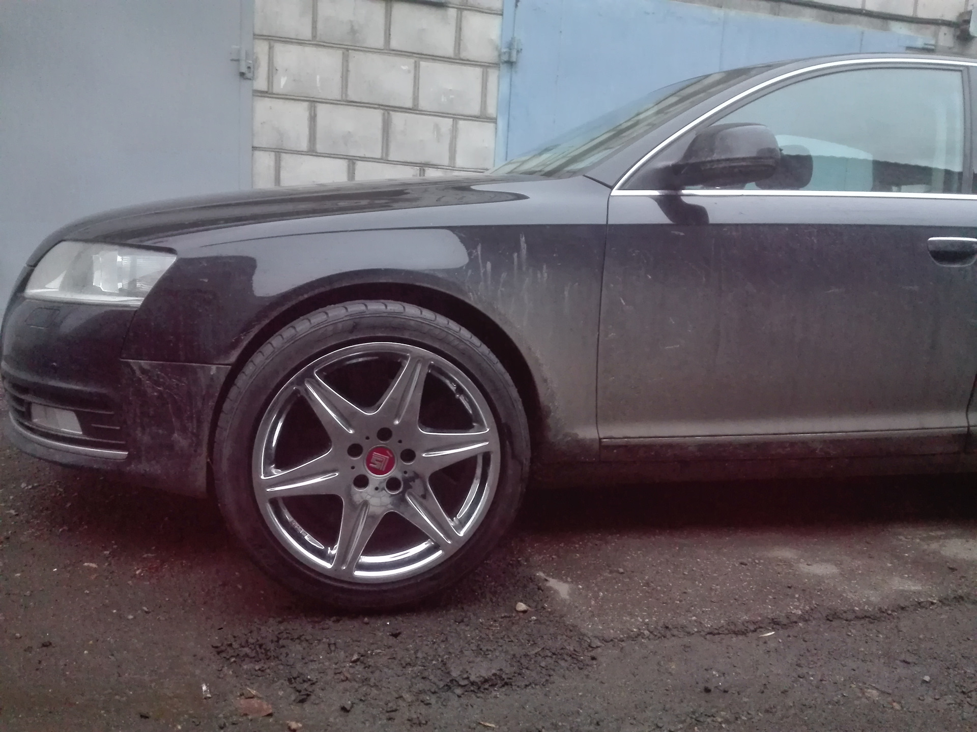 Диски 5×114,3 на ступицу 5×112 — Audi A6 (C6), 3 л, 2005 года | колёсные  диски | DRIVE2