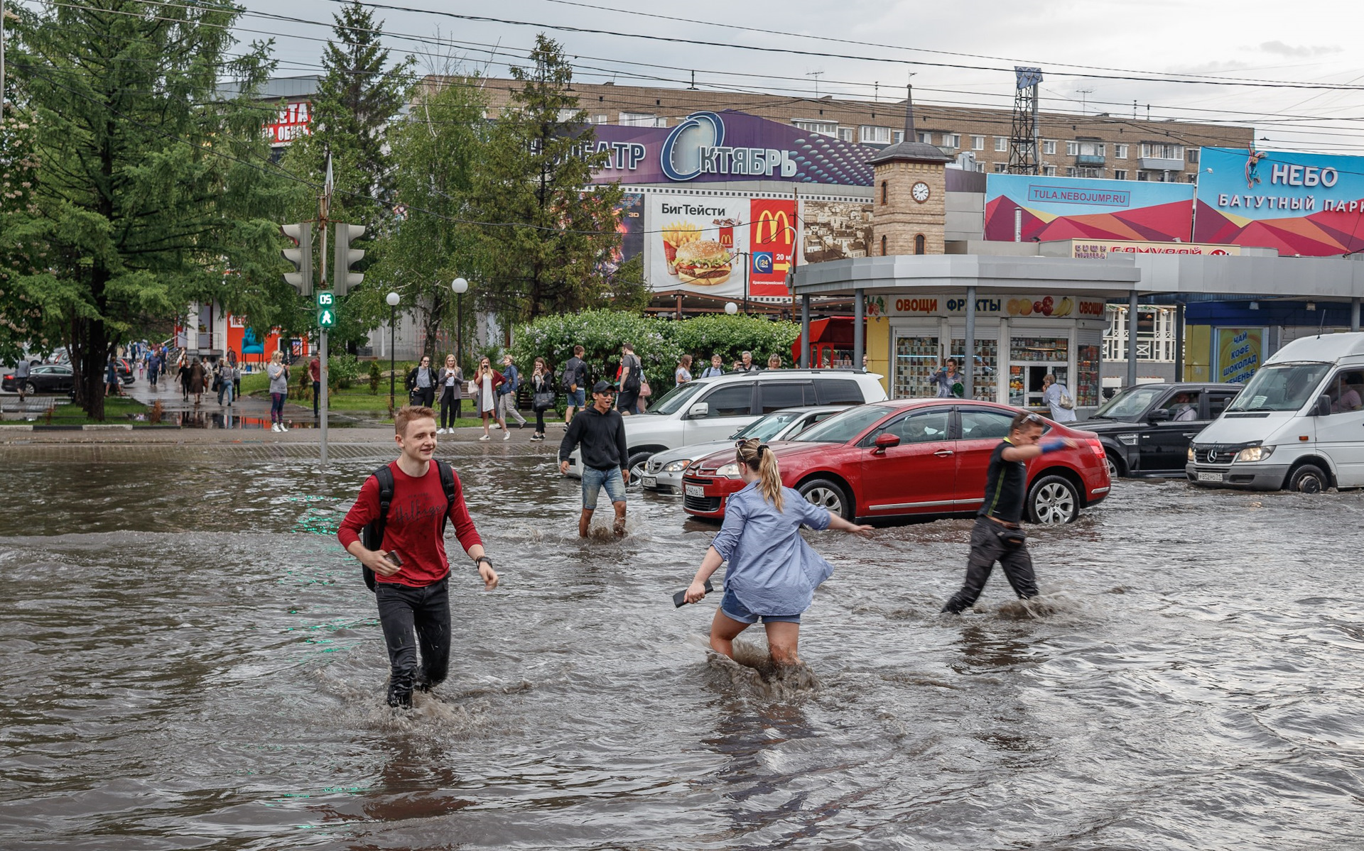 Дождь 18. Тулу залило. Тула смывается.