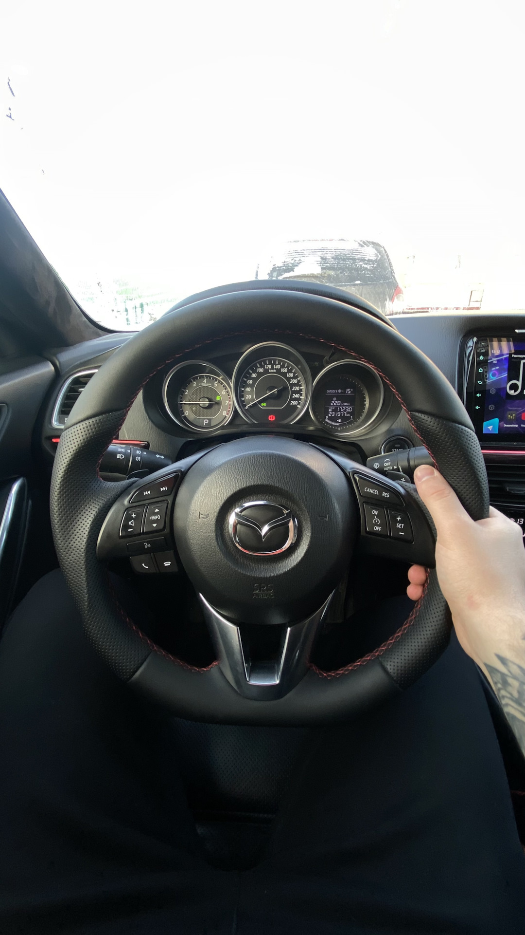Анатомический руль — Mazda 6 (3G) GJ, 2 л, 2013 года | тюнинг | DRIVE2