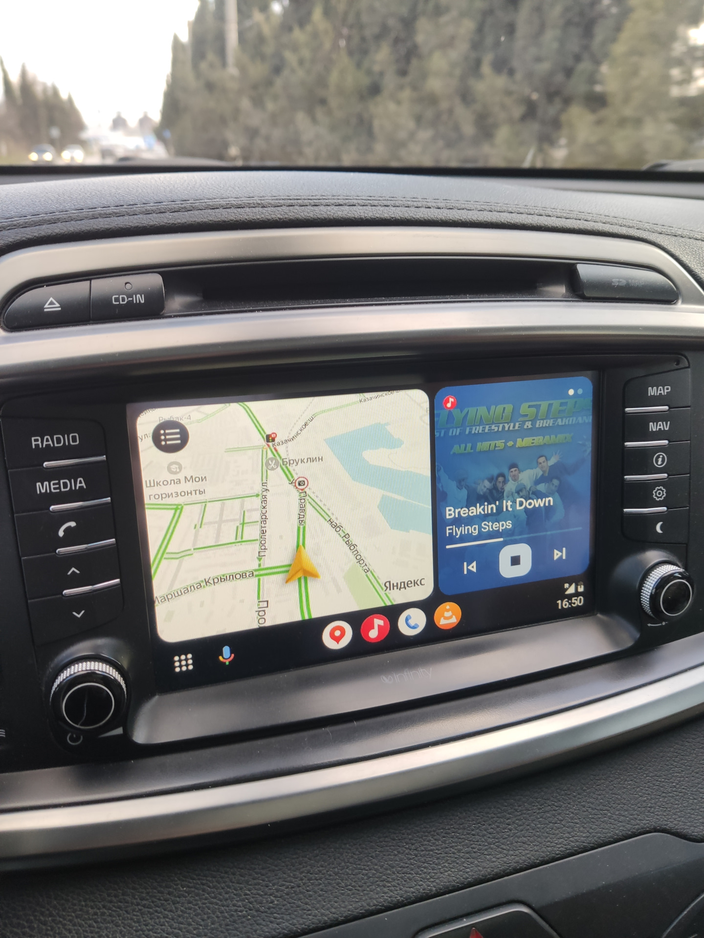 Обновление Android Auto. Новое оформление и разделение экрана. — KIA  Sorento (3G), 2,2 л, 2019 года | наблюдение | DRIVE2