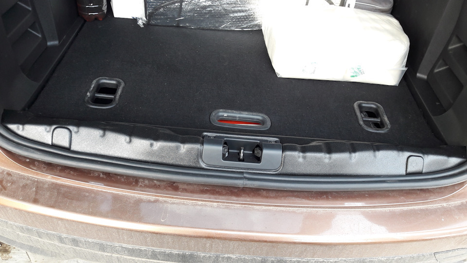 Накладка на порог багажника XRAY — Lada XRAY, 1,6 л, 2016 года ...