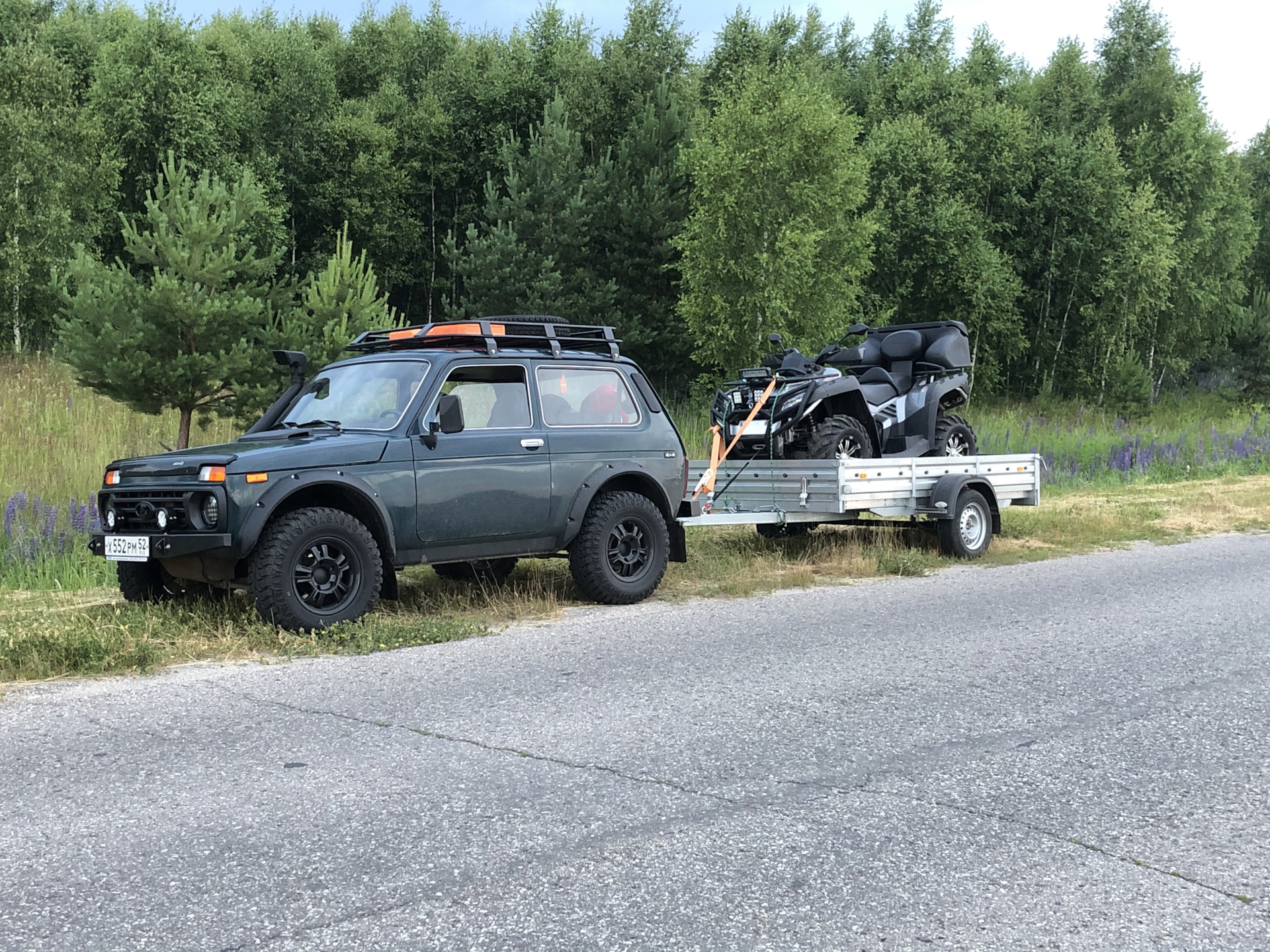 Прицеп для Нивы и размышления о динамике. — Lada 4x4 3D, 1,7 л, 2018 года |  другое | DRIVE2